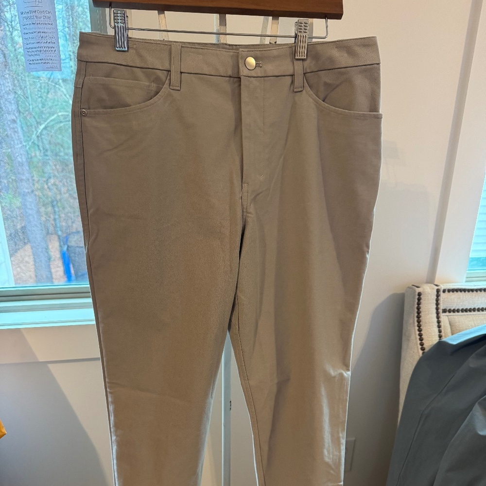 2 pairs Men’s Lululemon ABC pants classic fit